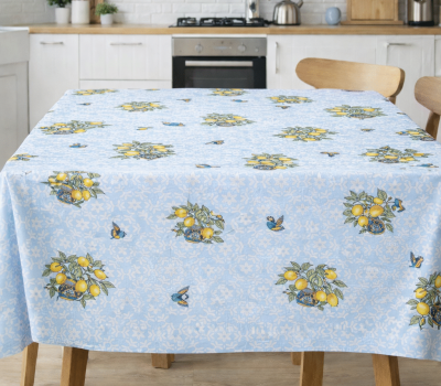 Toalha antimanchas estampado limões