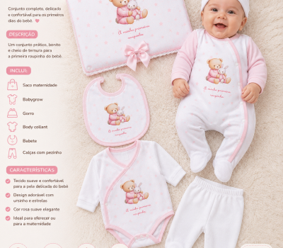 Conjunto Maternidade Bebe