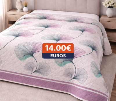 Colcha Padrão Folhas