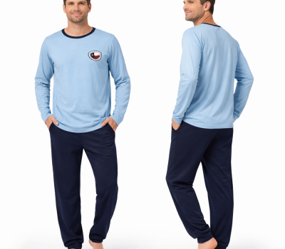 Pijama homem cardado