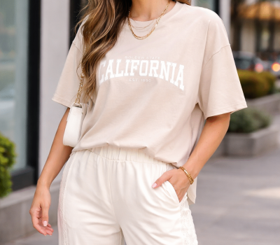 T-shirt Oversize Califórnia