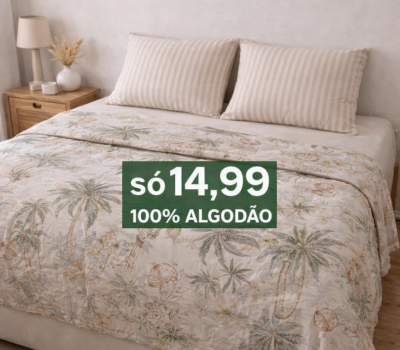 Lençois Casal 100% Algodão