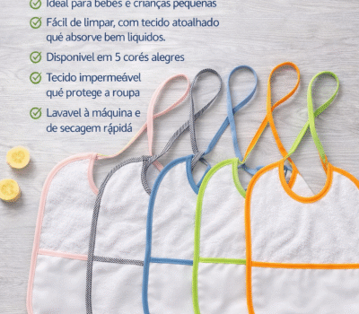 Conjunto babetes impermeáveis