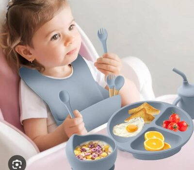 Conjunto de alimentação silicone