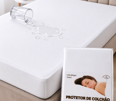 Protetor Colchão Impermeável 100% Algodão