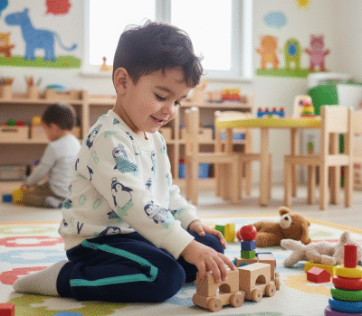 Conjunto infantil verde agua