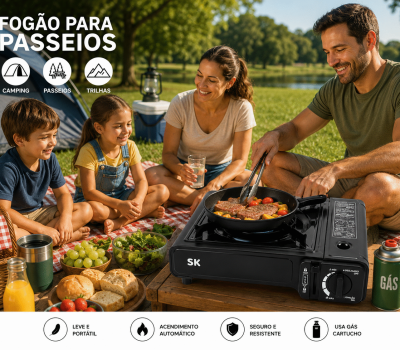 Fogão Portátil Gás