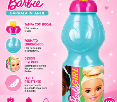 Garrafa Infantil Barbie