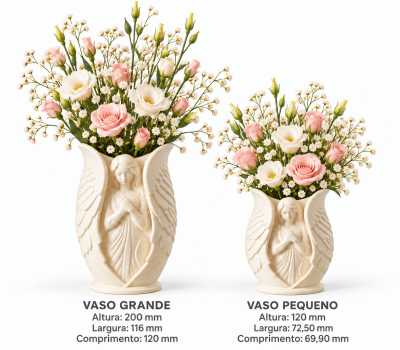 Vaso Decorativo Asas de Anjo da Guarda