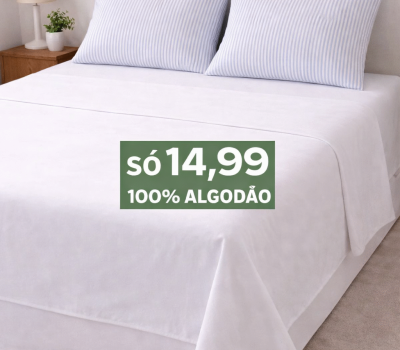 Lençóis De Casal 100% Algodão