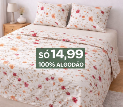 Lençóis Casal 100% Algodão