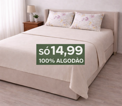 Lençóis De Casal 100% Algodão