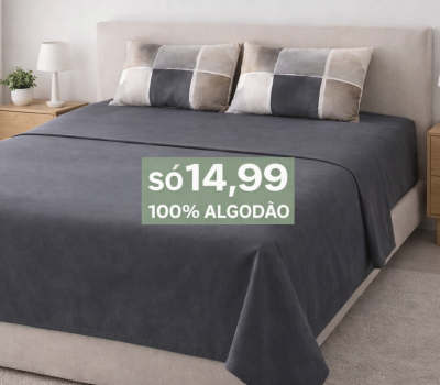 Lençóis De Casal 100% Algodão