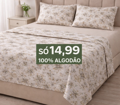 Lençóis De Casal 100% Algodão