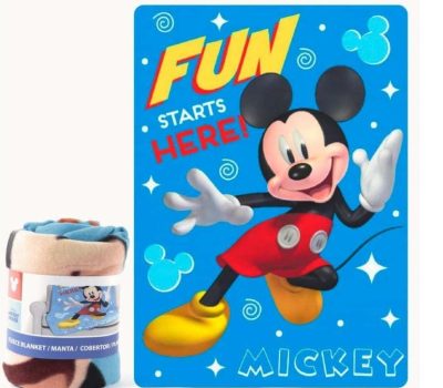 Manta Polar Infantil Mickey – 100 × 140 cm