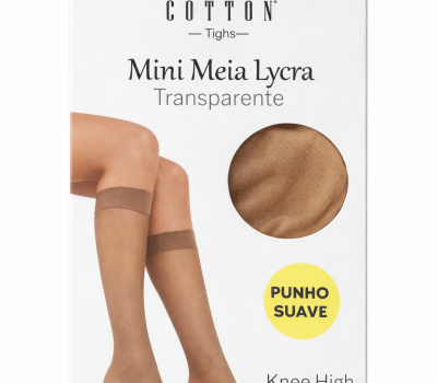 Mini meia licra punho suave