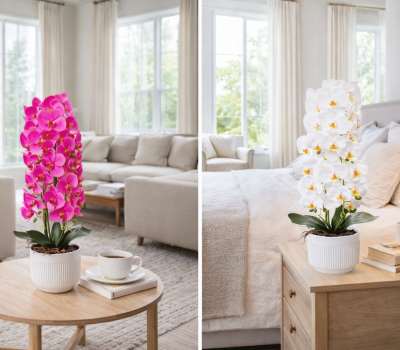 Vaso orquídeas decorativo ref 133