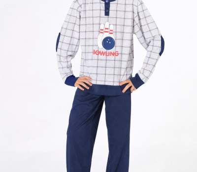 Pijama Menino Bowling 100% Algodão