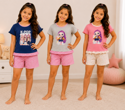 Pijama Menina K Pop
