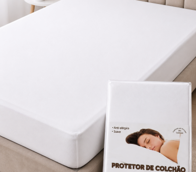 Protetor Colchão Impermeável 100% Algodão