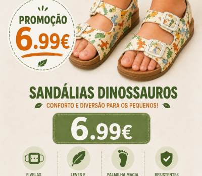 Sandálias Criança Dinossauro
