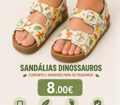 Sandálias Criança Dinossauro