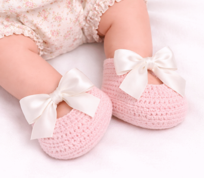 Sapatinho bebe em malha
