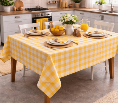 Toalha de mesa quadrados 150X250