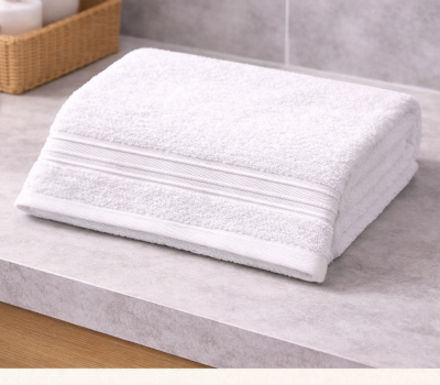 Toalha Rosto Branca 100 % Algodão