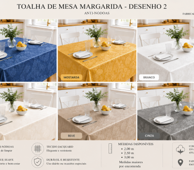 Toalhas Anti Manchas Margarida